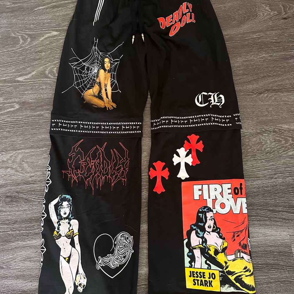 Chrome Hearts x JJS Miami Exclusive Deadly Dolls Sweatpants